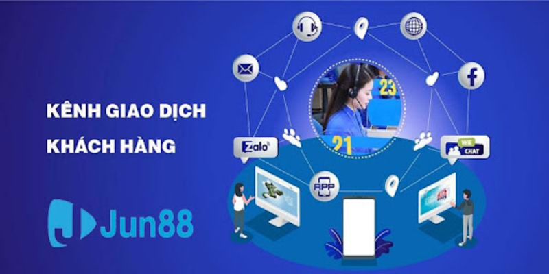 CSKH Jun88 hỗ trợ khách hàng nhiệt tình